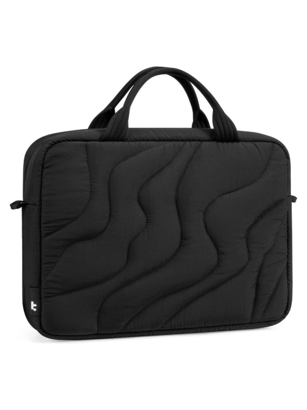 Puffy Laptop Carrying Bag Recycled Nylon Fits 14 in MacBook Work Tote